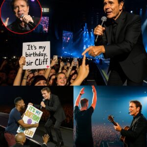 During his recent concert, Cliff Richard gave one lucky fan a birthday they will never forget. ws