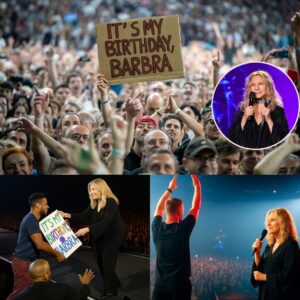 During a recent concert, Barbra Streisand gave one fan the birthday of a lifetime. ws
