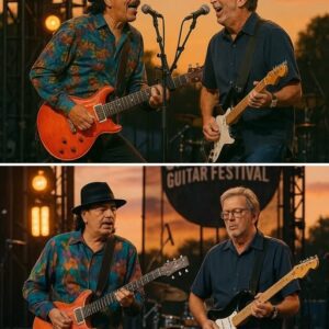 Two Guitar Legends Summon the Dead — Santana and Clapton Resurrect ‘Black Magic Woman’ in a Spine-Chilling Ritual ❤️🔥