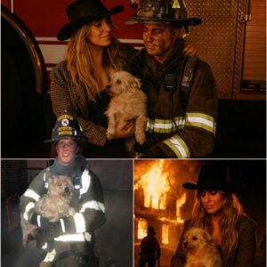 LAINEY WILSON'S MIRACULOUS RESCUE: A HEROIC FIREFIGHTER SAVES PET DOG IN SUBURBAN ALAKOMA VILLA FIRE -thebest