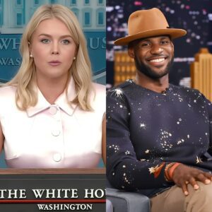 LEBRON JAMES CALLED HER “KKK BARBIE”… BUT KAROLINE LEAVITT’S 17 CALM WORDS BROUGHT HIM TO SILENCE -thebest