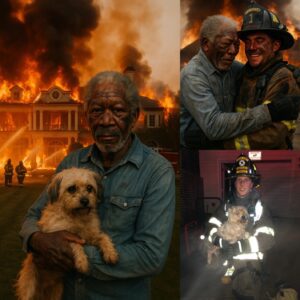 JUST THREE HOURS AGO, tragedy nearly struck at Morgan Freeman's peaceful Mississippi estate when a fire broke out unexpectedly, devastating the property