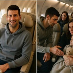 A Story That Touched the Whole World: Novak Djokovic’s Unexpected Act of Kindness at 30,000 Feet