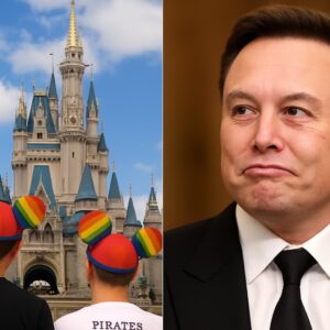 BREAKING NEWS: Elon Musk has officially blocked Disney's Pride content from appearing on his social media platform, X, sparking a massive wave of reactions across the internet. ws