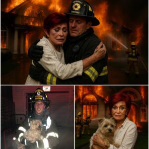 TRAGEDY TURNED MIRACLE: Sharon Osbourne’s California Mansion Catches Fire — Heroic Rescue Leaves the World in Awe na