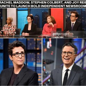 Breaking News: Rachel Maddow, Stephen Colbert, and Joy Reid Unite to Launch Bold Independent Newsroom bmiheoquay
