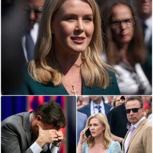 “A doll will always have someone to hold her up.” — Stephen Colbert challenged Karoline Leavitt in his very first podcast episode, and then collapsed in humiliation with an unimaginable ending when the truth about Nicolas’s real identity was revealed. “_TD