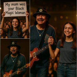 💔🎸 The Arena FROZE When She Lifted That Sign. Carlos Santana had played “Black Magic Woman” thousands of times bmiheoquay