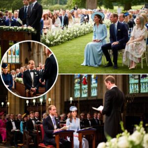 A wedding, a whisper, and a gesture the world will be watching. The Prince and Princess of Wales weren’t expected to be there
