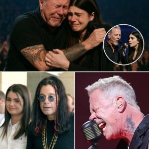 Dad, I Carry Your Song In My Heart Every Day...” With These Tearful Words Lingering In The Air, Aimee Osbourne Took The Stage At Wembley, Joining James Hetfield In A Soul-Stirring Tribute To Her Late Father, Ozzy Osbourne. With Each Note, Aimee Revealed The Hidden Emotions Behind The Rock Legend’s Larger-Than-Life Image, Transforming The Arena Into A Sacred Space Of Remembrance And Raw Vulnerability. The Silence That Followed Was Filled With Awe And Respect—A Powerful Reminder That Behind Every Icon Lies A Family Story Waiting To Be Told. That Night, Aimee Reclaimed Her Voice And Gave The World A Glimpse Of Her Own Unforgettable Journey, Leaving The Crowd Breathless And Tearful. na