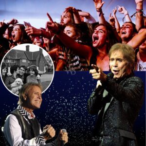 They thought it was just another concert, but when the curtain dropped and Sir Cliff Richard. ws