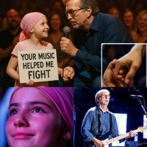 Eric Clapton Pauses Los Angeles Concert to Sing Directly to Young Fan Battling Illness – A Moment That Moved Thousands to Tears 🥹