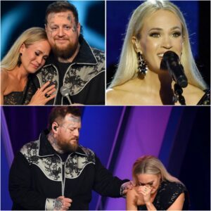 “She Couldn’t Hold It In Anymore.” Carrie Underwood broke down in the middle of her duet with Jelly Roll at the 2025 CMA Awards, collapsing to her knees as “Because You Loved Me”