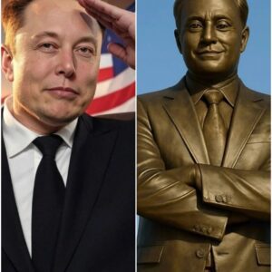 BREAKING: Tesla UNVEILS Giant BRONZE STATUE of Elon Musk at HQ — But What They Found HIDDEN Inside Has the Internet in a FRENZY! 🛸⚡