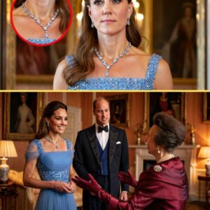 Princess Catherine Left the World SPEECHLESS With Ice-Blued Glittering Gown and Iconic Queen’s Necklace