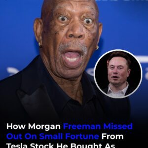 Morgan Freeman missed a small fortune with Tesla stock due to his admiration for Elon Musk