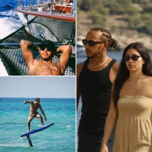 Lewis Hamilton was spotted enjoying a summer getaway in Greece during the F1 break — but it wasn’t the luxury yacht or stunning scenery that had everyone talking, it was the mystery woman by his side… 👙