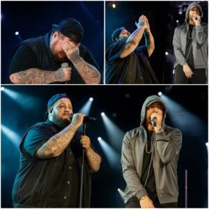 "EMINEM BROKE HIM DOWN IN FRONT OF THE WORLD…” — No One Expected It, But In One Breathtaking Moment, Jelly Roll’s Tough Exterior Shattered