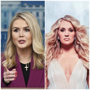 "You donโt get to rewrite WHO I AM, Karoline โ my songs spoke the truth long before you arrived!" Carrie Underwood fires back at accusations of being โsilenced,โ sparking a fierce political and musical debate.