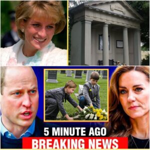Heartwarming moment George & Louis LAYING Flowers to Granny Diana’s Grave Leaves William in TEARS! - Noor