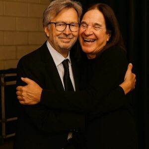 Eric Clapton stunned 80,000 fans when she took to the stage to perform "Let Me Hear You Scream" in memory of Ozzy Osbourne… The crowd fell silent. Then the tears started to fall 💔