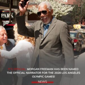 IT’S OFFICIAL: Morgan Freeman has been named the official narrator for the 2028 Los Angeles Olympic Games! 🎤✨ With his iconic voice and timeless presence, Freeman will guide the world through stories of unity, culture, and the triumph of the human spirit. The Academy Award winner isn’t just lending his narration—he’s becoming the voice that connects nations, athletes, and history in one unforgettable global celebration. 🌍🔥