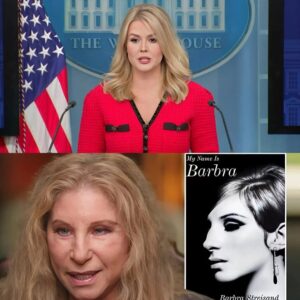 “You Don’t Get to Rewrite WHO I AM, Karoline!” — Barbra Streisand Fires Back at Karoline Leavitt in Fiery Showdown_TD