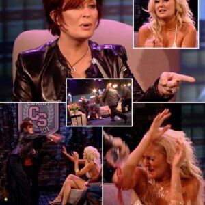 When Megan Called Ozzy a “Brain-Dead Rock Star” Sharon Osbourne Snapped Stormed the Stage Yanked Her Hair Scratched Her Face and Threw a Drink Sparking a Lawsuit and ...