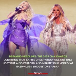 🎤 BREAKING HEADLINES: The 2025 CMA Awards confirmed that Carrie Underwood will not only host but also perform a 30-minute solo medley at Nashville’s Bridgestone Arena in front of a record-breaking crowd of 20,000 fans and a live TV audience of 80 million people worldwide. Critics are already calling it a “career-defining moment.”