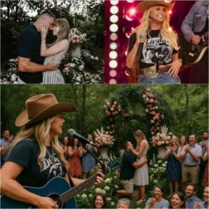 Shocking Engagement: Taylor Swift and Travis Kelce Deliver a Message of Love Through Miranda Lambert's Heartwarming Vocals!"