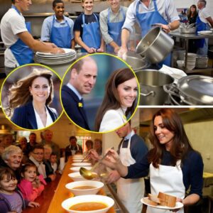Prince William and Princess Kate Serve Meals at Community Restaurant — Where Kindness Is the Only Price...
