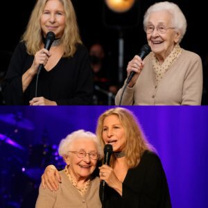 Over 60,000 fans rose to their feet last night — not for the lights, not even for the music, but for one breathtaking act of grace from Barbra Streisand. ws