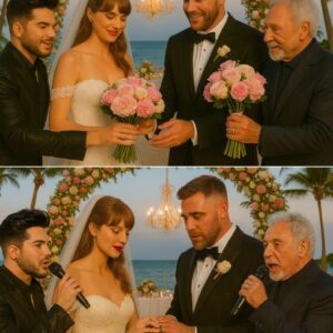 In a wedding twist that no guest could have predicted, Taylor Swift and Travis Kelce’s fairytale celebration turned into pure magic when Adam Lambert joined Tom Jones on stage, the two powerhouse voices blending nh