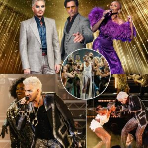 Adam Lambert took the stage to portray the betrayal of Judas in Jesus Christ Superstar, captivating the audience with his intense vocal delivery and raw emotion. nh