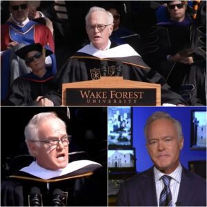 “ELEVEN WORDS. AND THE GRADUATES STOPPED SMILING.” Scott Pelley’s Commencement Address at Wake Forest Began With Applause