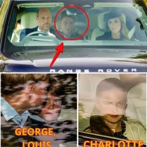 BREAKING: Catherine, William and Three Kids SPOTTED Arriving In a Range Rover For Sunday Service at Balmoral Today