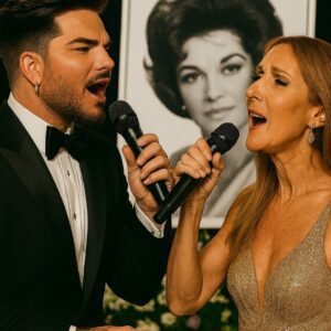 “Adam Lambert and Celine Dion Perform at Emotional Farewell for Connie Francis” nh