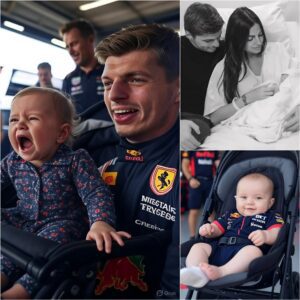 The First Word That Melted the Paddock!! During the post-race celebration, Max Verstappen's 3-month-old daughter, Lily