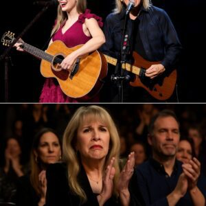 In a breathtaking Los Angeles concert moment, Stevie Nicks sat in stunned silence as Taylor Swift and Joe Walsh took the stage unannounced. Taylor whispered, “This song is for someone who changed how we feel music,” and “Landslide” soared — TD