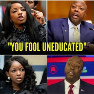 A Fiery Showdown: Tim Scott Attacks Jasmine Crockett — Her Response Leaves Him Speechless, Shocking the Nation!