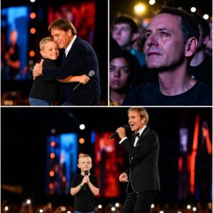 “Uncle Cliff… can I sing with you?” A 6-year-old boy waiting for a new heart asked this in a trembling voice, and suddenly, 20,000 people fell silent. ws