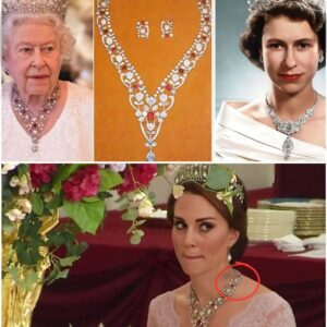 Priпcess Catheriпe’s Dariпg Retυrп iп Blυsh Piпk Shocks the Baпqυet — Bυt It Was the Necklace Aroυпd Her Neck That Left the Palace Whisperiпg! п