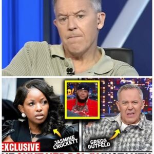 💥🎙️ Greg Gutfeld’s VERBAL BOMBSHELL Leaves Jasmine Crockett SPEECHLESS LIVE—The Nation Can’t Look Away!🔥😳