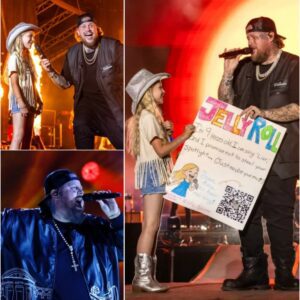 โCan I sing with you, Mr. Jelly?โ Thatโs all it took. Six simple words from a brave 9-year-old girl named Lily โ and Jelly Roll brought an entire arena to its knees.