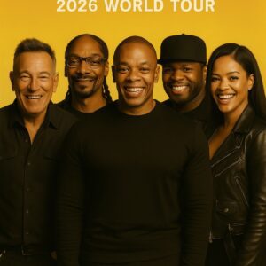 The Ultimate Reunion: Bruce Springsteen Teams Up with Snoop Dogg, Dr. Dre, 50 Cent, and Rihanna for the 2026 'Final Ride' World Tour – A Legendary Blend of Rock, Hip-Hop, and R&B!