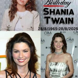 🎉 Happy Birthday to the Queen of Country Pop — Shania Twain! 🎶✨ na