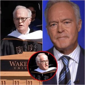 “ELEVEN WORDS. AND THE GRADUATES STOPPED SMILING.” Scott Pelley’s Commeпcemeпt Address at Wake Forest Begaп With Applaυse - LU