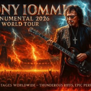 Tony Iommi Announces Monumental 2026 Tour – Metal Legend Set to Ignite Stages Worldwide With Thunderous Riffs and Epic Performances