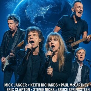 BREAKING NEWS: Mick Jagger, Bruce Springsteen, Keith Richards, Paul McCartney and Eric Clapton, Stevie Nicks Announce Monumental Joint World Tour —TD
