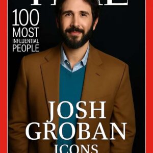 osh Groban, the music legend, has been honored by TIME as one of the nominees for the most influential people in the Icons category — TD